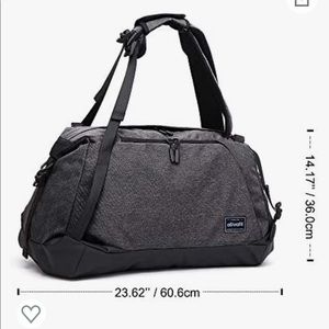 Ativa Black and Gray Travel Bag